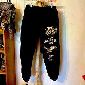 Youngla sweatpants men’s large